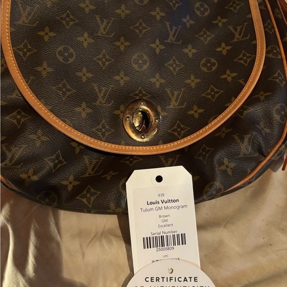 Louis Vuitton Brown Monogram shoulder bag . Authentic - Picture 1 of 9